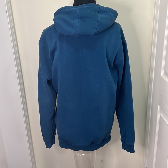 Adidas Signature Spellout Logo Hoodie Sweater Size Small - Picture 4 of 10